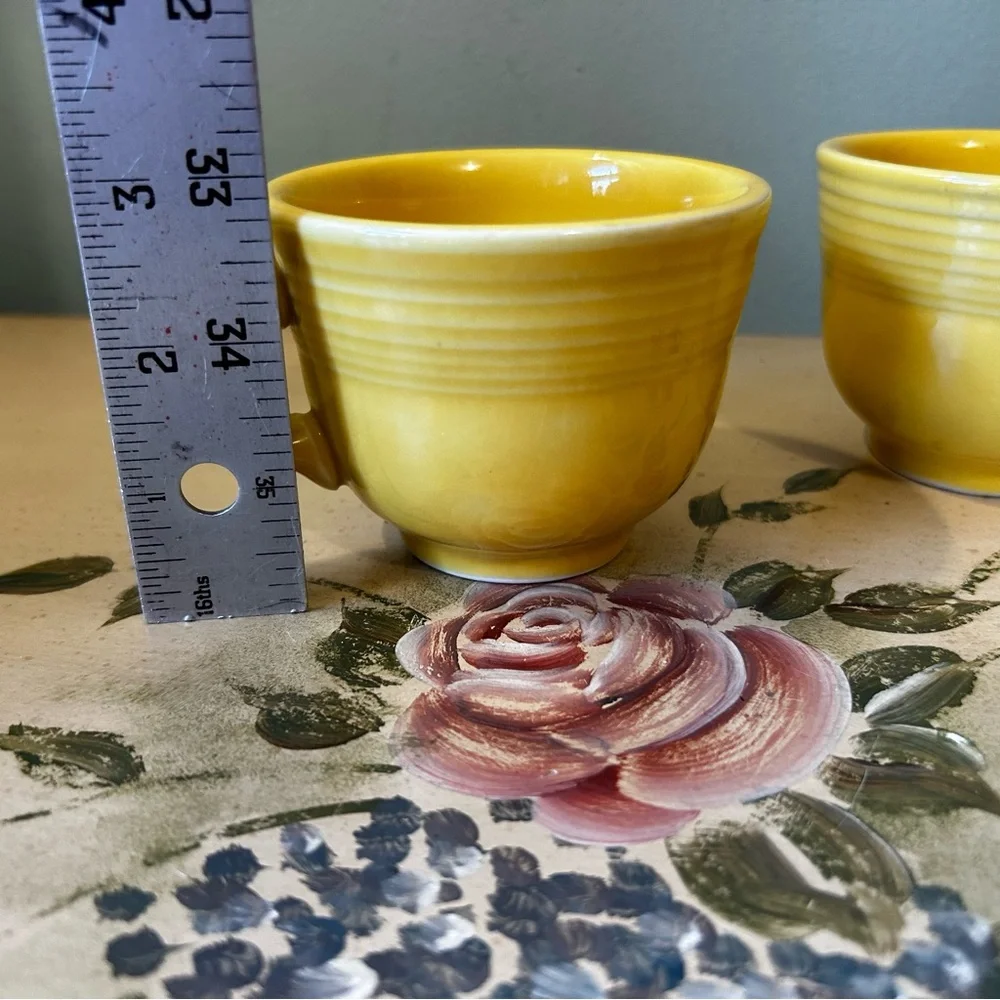FIESTA USA Yellow Cups SET of 2